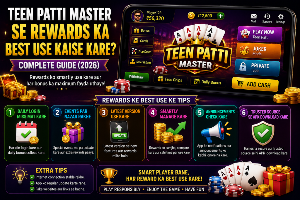 Teen Patti master rewards guide