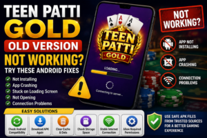 Teen Patti Gold Old Version Not Working Fix